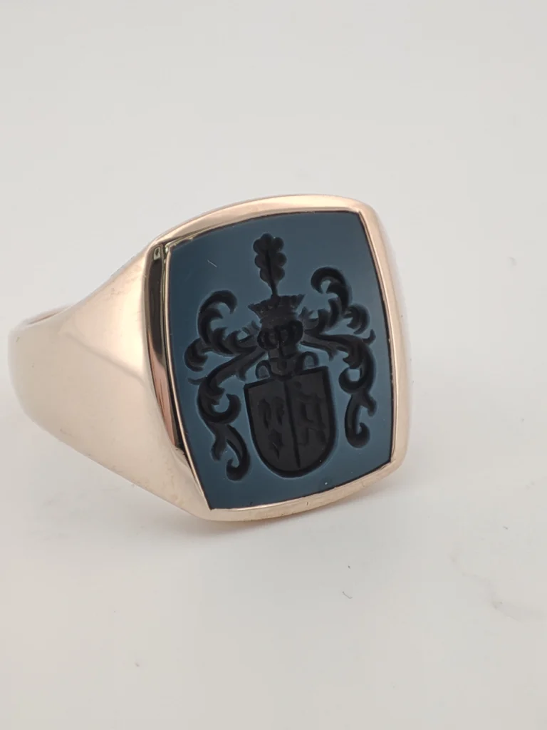 Geelgouden zegelring
